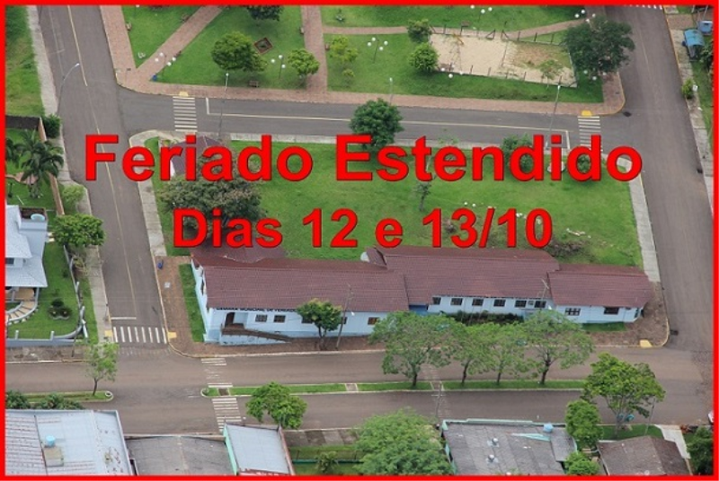 Feriado estendido 12 e 13/10